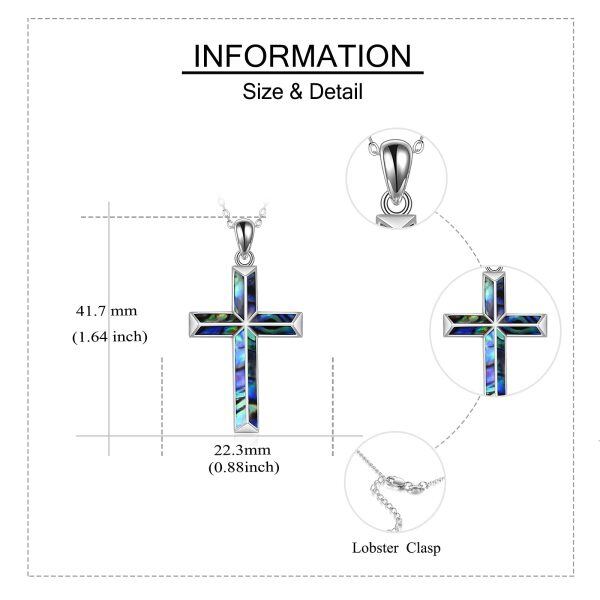 Sterling Silver Cross Necklace-4