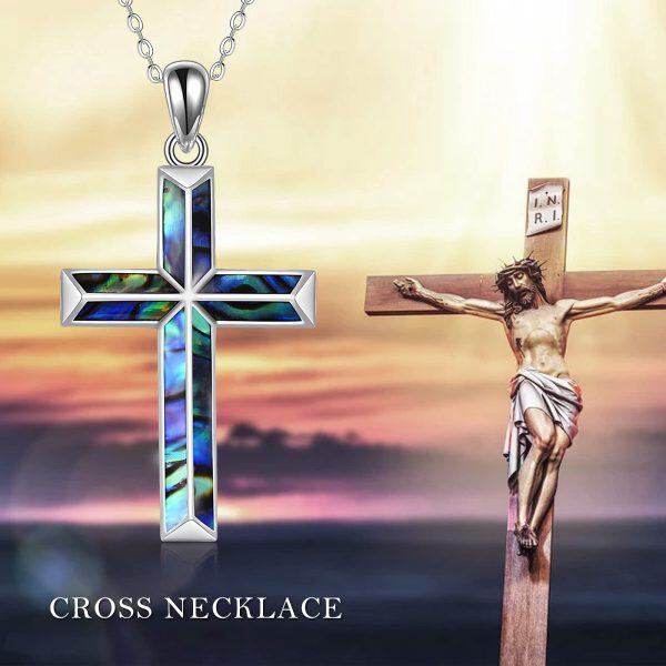 Sterling Silver Cross Necklace-5