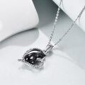 wholesale 925 Sterling Silver Cat Heart Pendant Forever in My Heart Keepsake Cremation Jewelry for Ashes-0-2