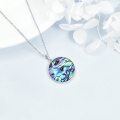 wholesale 925 Sterling Silver Abalone Shell Origami Horse Pendant Necklace for Women Wife Girlfriend-0-3