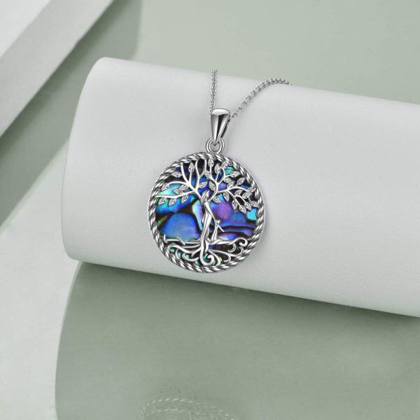 Sterling Silver Tree Of Life Necklace-1