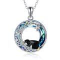 wholesale 925 Sterling Silver Moon Star Penguin Pendant Necklaces  for Girls and Women-0-0