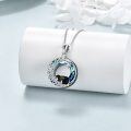 wholesale 925 Sterling Silver Moon Star Penguin Pendant Necklaces  for Girls and Women-0-2
