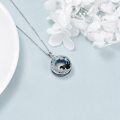 wholesale 925 Sterling Silver Moon Star Penguin Pendant Necklaces  for Girls and Women-0-3
