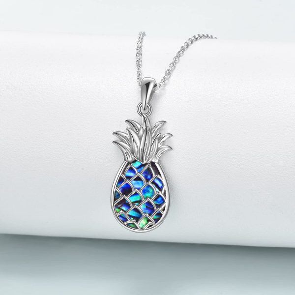 Sterling Silver Pineapple Necklace-2