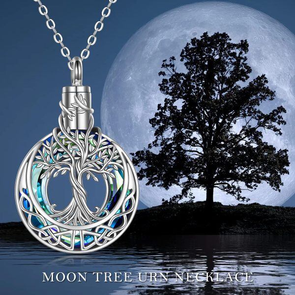 Sterling Silver Tree Of Life Necklace-5