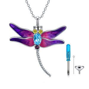 Sterling Silver Dragonfly Necklace-0