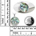 wholesale 925 Sterling Silver Abalone Shell Wave Starfish Pendant Necklace -0-2