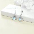 wholesale 925 Sterling Silver Moonstone Honeybee Dangle Earrings for Women-0-2