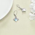 wholesale 925 Sterling Silver Moonstone Honeybee Dangle Earrings for Women-0-4