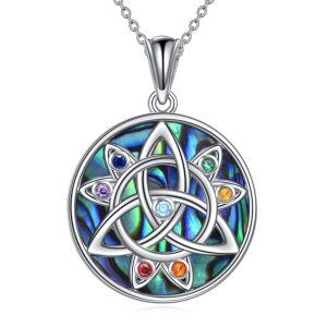 Sterling Silver Celtic Knot Necklace-0