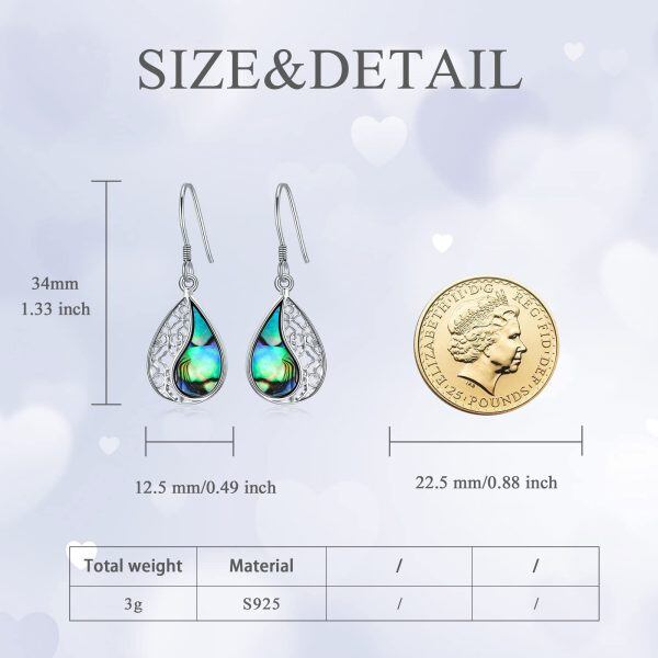 Sterling Silver Filigree Earrings-2