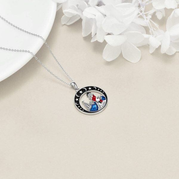 Sterling Silver Lighthouse Necklace-3