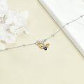 wholesale 925 Sterling Silver Honeycomb & Bee Anklet for Women - Minimalist Jewelry-0-3