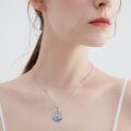 wholesale 925 Sterling Silver Tridents Ocean Wave Pendant Necklaces Greek Mythology Charm Jewellery Gift for Her-0-1