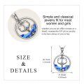 wholesale 925 Sterling Silver Tridents Ocean Wave Pendant Necklaces Greek Mythology Charm Jewellery Gift for Her-0-4