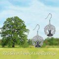 wholesale 925 Sterling Silver Tree of Life Drop Earrings for Women - Wholesale Jewelry-0-5