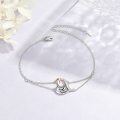 wholesale 925 Sterling Silver Sporty Love Knot Bracelet for Women-0-1