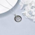 wholesale 925 Sterling Silver Moon Phase Tree of Life Pendant Necklace for Women-0-2