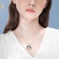 wholesale 925 Sterling Silver Moon Phase Tree of Life Pendant Necklace for Women-0-5