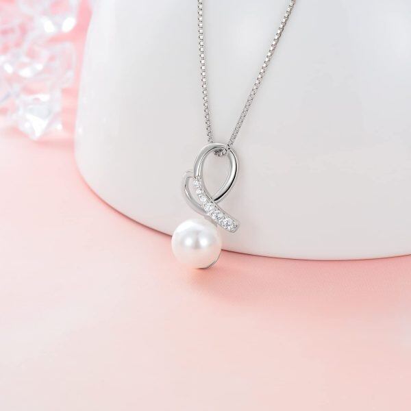 Sterling Silver Heart Necklace-6