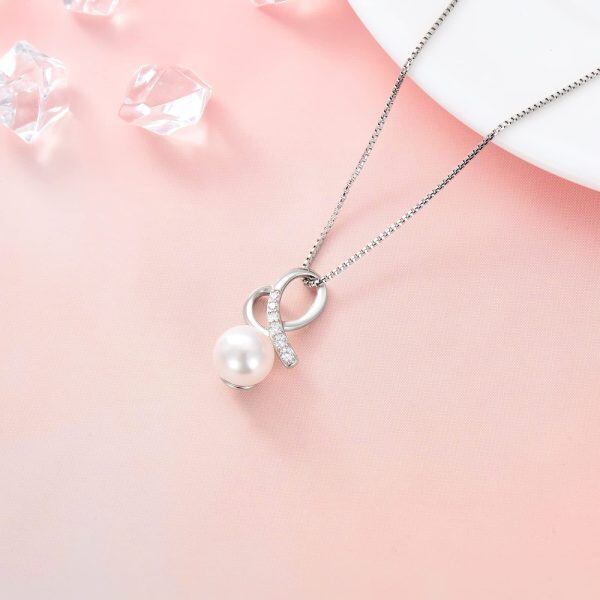 Sterling Silver Heart Necklace-7