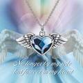 wholesale Sterling Silver Crystal Heart Urn Necklace for Ashes Memorial Keepsake Pendant-0-2