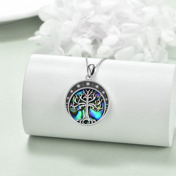 Sterling Silver Tree Of Life Necklace-2