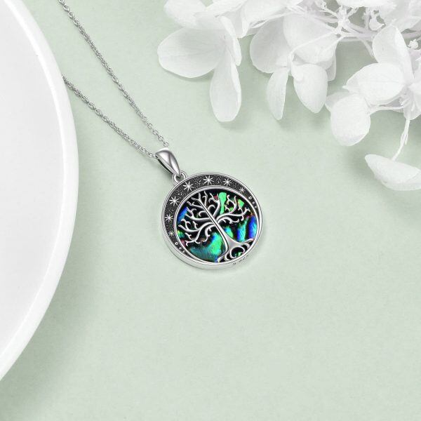 Sterling Silver Tree Of Life Necklace-3