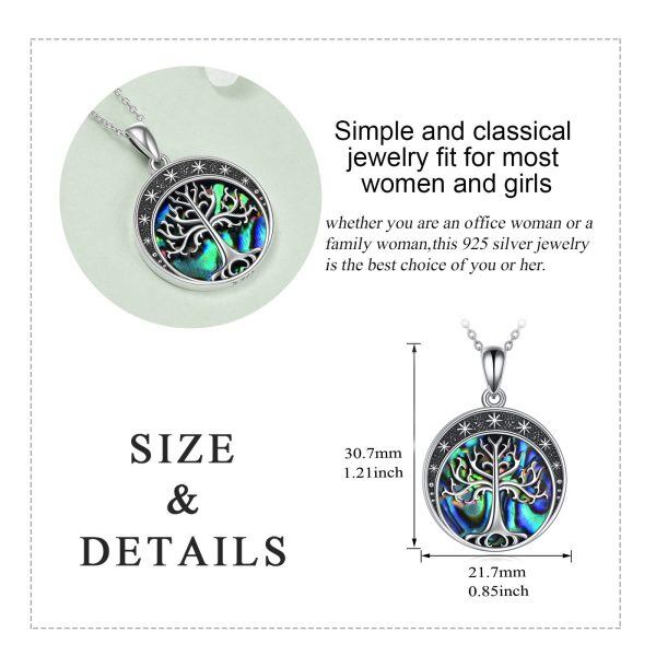 Sterling Silver Tree Of Life Necklace-4