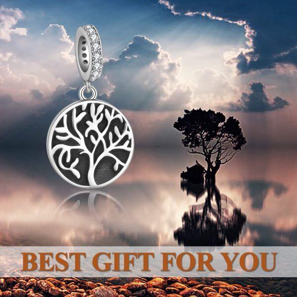 Sterling Silver Tree Of Life Charms-3