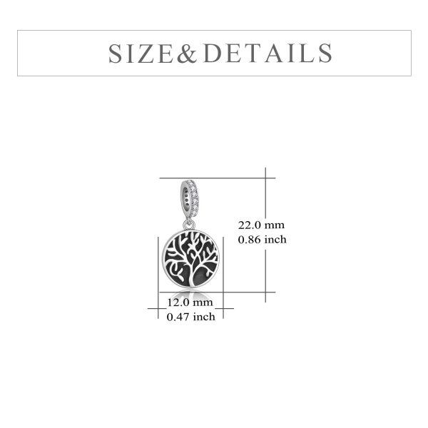 Sterling Silver Tree Of Life Charms-5