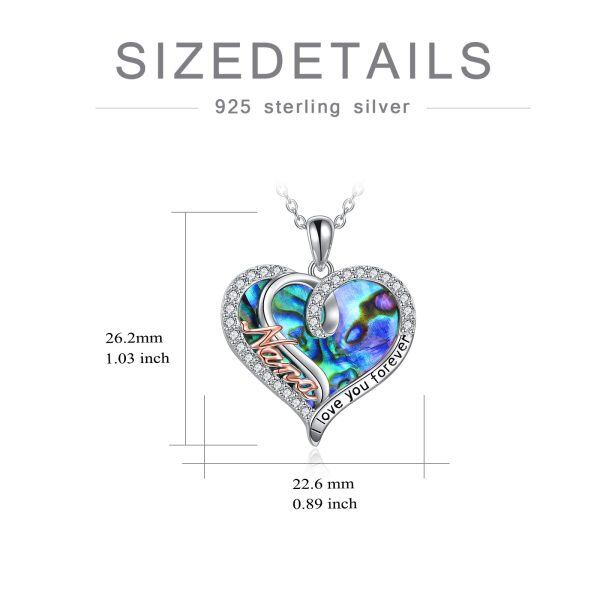 Sterling Silver Heart Necklace-2