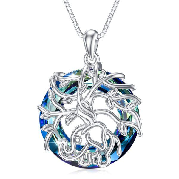 Sterling Silver Tree Of Life Necklace-0