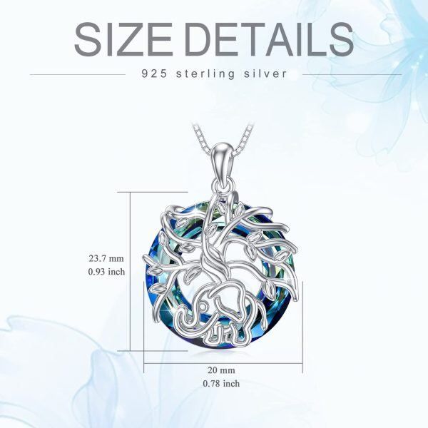 Sterling Silver Tree Of Life Necklace-2