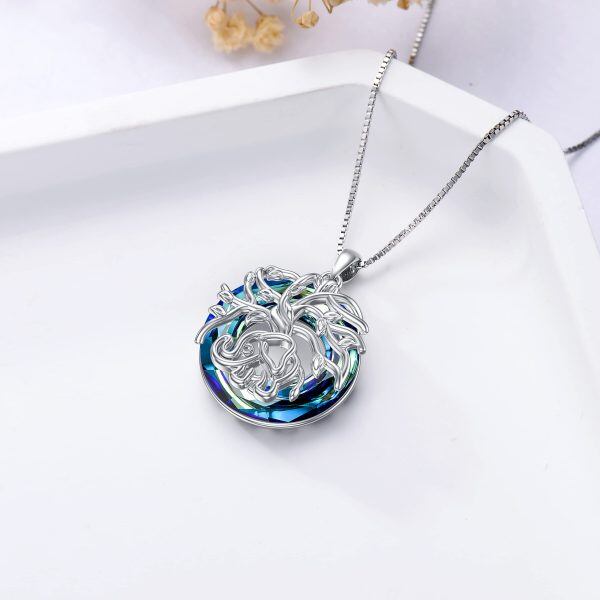 Sterling Silver Tree Of Life Necklace-4