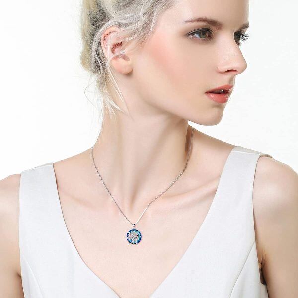 Sterling Silver Ballerina Necklace-2