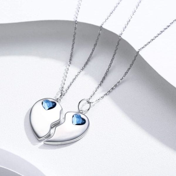 Sterling Silver Heart Necklace-2