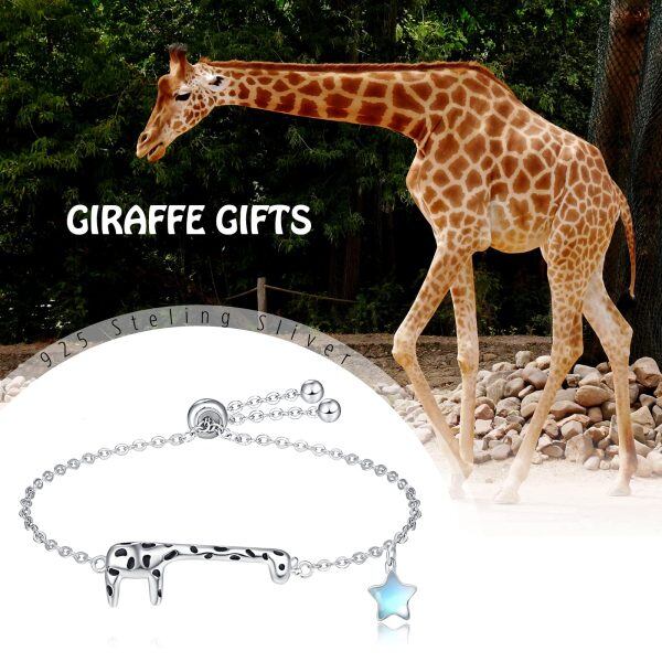 Sterling Silver Giraffe Bracelets-3