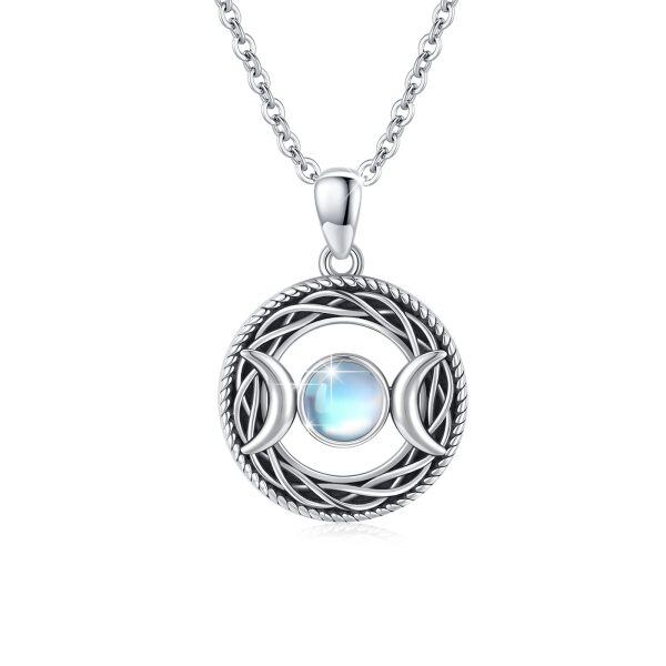 Sterling Silver Celtic Knot Necklace-0