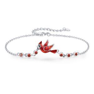 Sterling Silver Cardinal Bracelet-0