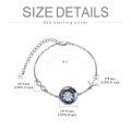wholesale Sterling Silver Compass Bracelet w Color Change Crystal Graduation Gift-0-3