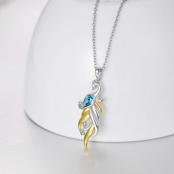 Sterling Silver Phoenix Necklace-1