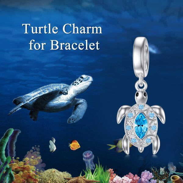 Sterling Silver Sea Turtle Charms-5