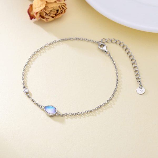 Sterling Silver Teardrop Bracelet-2