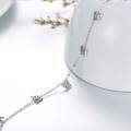 wholesale 925 Sterling Silver Butterfly Charm Ankle Anklet for Women - Wholesale Jewelry-0-2