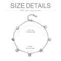 wholesale 925 Sterling Silver Butterfly Charm Ankle Anklet for Women - Wholesale Jewelry-0-5