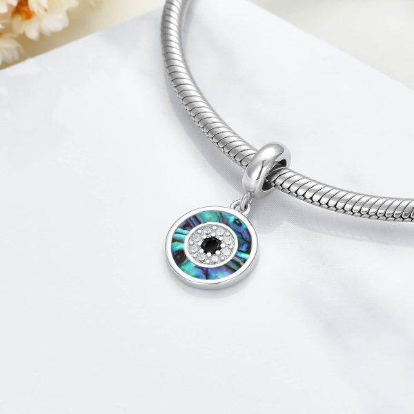 Sterling Silver Evil Eye Charms-1