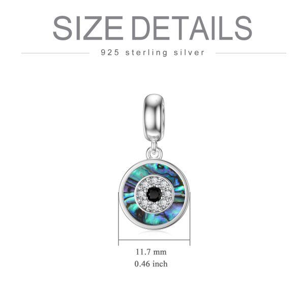 Sterling Silver Evil Eye Charms-5