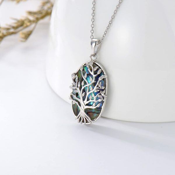 Sterling Silver Tree Of Life Necklace-2